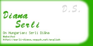 diana serli business card