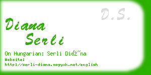 diana serli business card